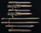 5 GERMAN BAYONETS.