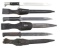 INTERESTING GROUPING OF THREE GERMAN WWII BAYONETS