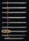 7 WWII ERA JAPANESE ARISAKA BAYONETS.