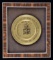FRAMED BRASS SEAL OF THE UNITED STATES AIR FORCE.