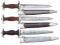 3 WWII GERMAN SA DAGGERS.