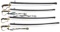4 GERMAN DRESS SWORDS.