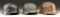 3 GERMAN HELMETS.