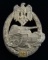 RARE ORIGINAL WWII GERMAN TANK ASSAULT BADGE FOR