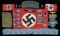WWII GERMAN ARMBANDS, OVERSEAS CAP, FLAG, POLICE