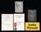 WWII GERMAN AWARD DOCUMENTS, ARMBAND, & PLAQUES.
