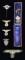 WWII GERMAN STICKPINS & INSIGNIA.