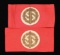 2 WWII GERMAN SA ARMBANDS.