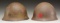 2 WWII ERA JAPANESE ARMY HELMETS.