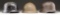 1 WWI & 2 WWII AXIS HELMETS.