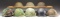8 WWI & WWII ALLIED HELMETS.