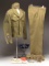 WWII US UNIFORM, JAPANESE PRAYER FLAG, WEST GERMAN