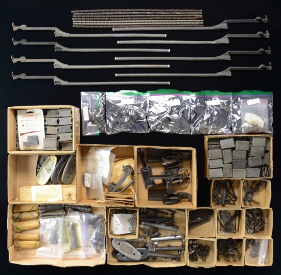 LARGE VARIED GROUPING OF M1 GARAND RIFLE PARTS.