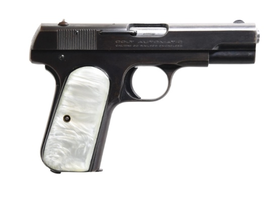 COLT MODEL 1903 HAMMERLESS SEMI-AUTOMATIC PISTOL.