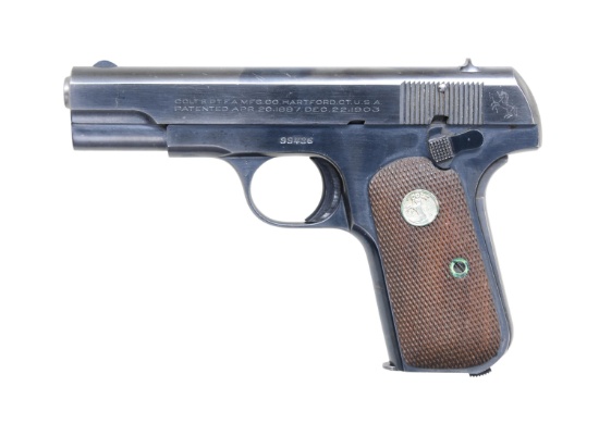 COLT MODEL 1908 HAMMERLESS SEMI AUTO PISTOL