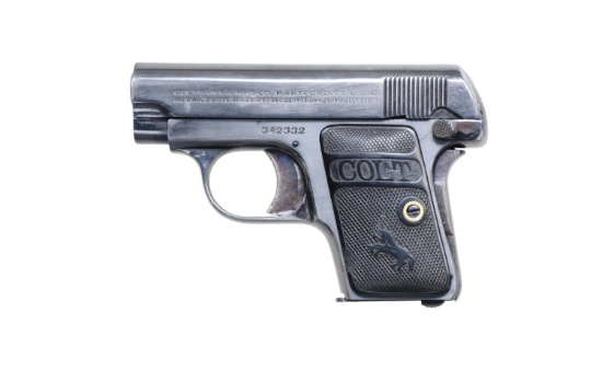 COLT MODEL 1908 VEST POCKET SEMI AUTO PISTOL.