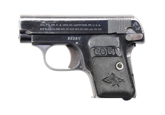 COLT MODEL 1908 VEST POCKET SEMI-AUTOMATIC PISTOL