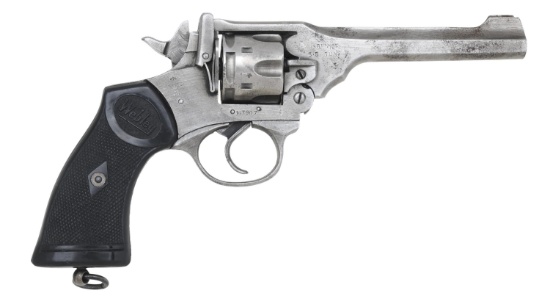 WEBLEY & SCOTT MARK IV DOUBLE ACTION REVOLVER.
