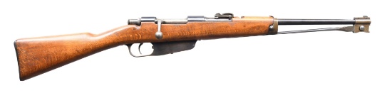 WWII DATED BRECSIA MODEL 1891 BOLT ACTION CARBINE.