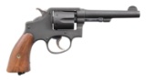 AUSTRALIAN MARKED S&W PRE-VICTORY DA REVOLVER.