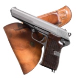 CZECH CZ VZ.52 SEMI-AUTOMATIC PISTOL WITH HOLSTER.