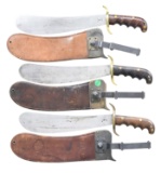 3 US M1904 HOSPITAL CORPS KNIVES.