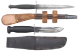 WWII ERA COMMANDO KNIFE & FIGHTING KNIFE.