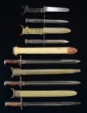GROUPING OF FIVE 20th CENTURY U.S. BAYONETS.