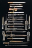 LOT OF 12 GERMAN BAYONETS.