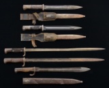 5 GERMAN BAYONETS.