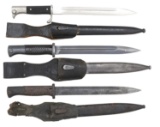 INTERESTING GROUPING OF THREE GERMAN WWII BAYONETS