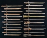 LOT OF 12 JAPANESE BAYONETS.