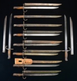 LOT OF TEN JAPANESE TYPE 30 BAYONETS.