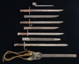 5 FOREIGN BAYONETS.