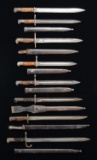 8 FOREIGN BAYONETS.