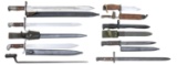ASSORTED LOT OF EIGHT BAYONETS.