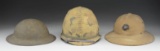 3 US HELMETS.