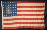 36 STAR US FLAG CELEBRATING NEVADA STATEHOOD.