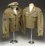 WWII US UNIFORMS & A BOY SCOUT UNIFORM.