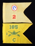 1 US FLAGS & 2 US GUIDONS.