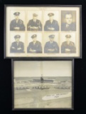 11 ASSORTED FRAMED PIECES OF MOSTLY QUONSET POINT