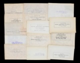 SET OF 14 US WWI OPERATION MAPS.