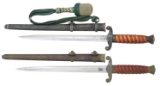 2 WWII GERMAN ARMY DAGGERS.