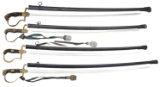 4 GERMAN DRESS SWORDS.
