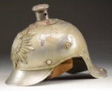 WWI SAXON GUARD REITER HELMET.