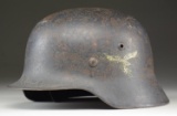 WWII GERMAN M1940 LUFTWAFFE HELMET.