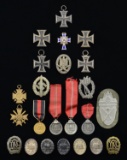 WWII GERMAN MEDALS & BADGES.