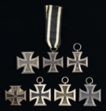 WWI & WWII GERMAN 1st & 2nd CLASS IRON CROSSES.