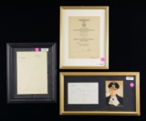 3 WWII GERMAN & ASSOCIATED DOCUMENTS.