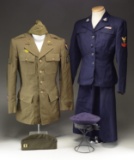 WWI & WWII UNIFORM GROUP.